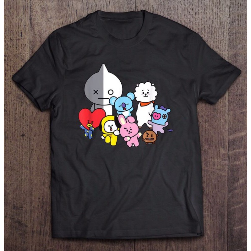 ÁO PHÔNG BT21 BTS FREESIZE