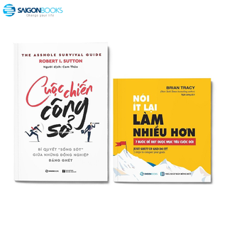 SÁCH - Combo 2 cuốn: Cuộc Chiến Công Sở + Nói Ít Lại, Làm Nhiều Hơn