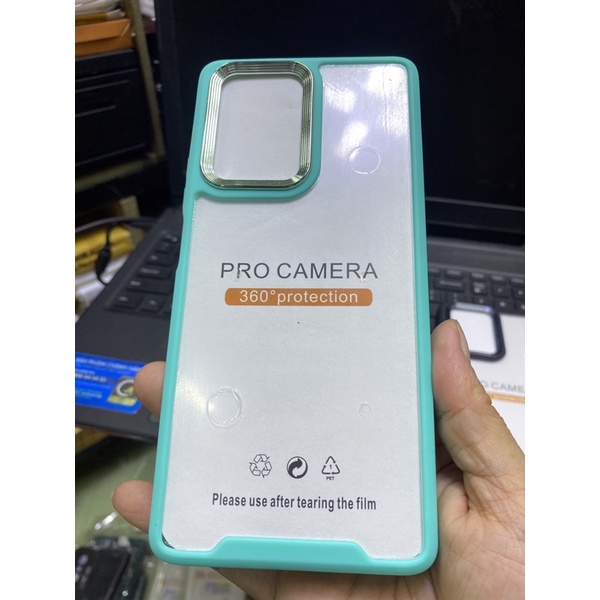 Ốp Xiaomi 11T / 11T Pro 5G / Mi 11T lưng trong viền màu viền nổi cao bảo vệ Camera .