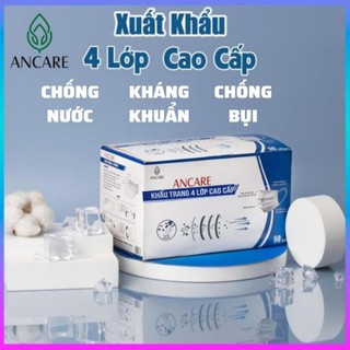 02 hộp khẩu trang y tế 04 lớp kháng khuẩn an care