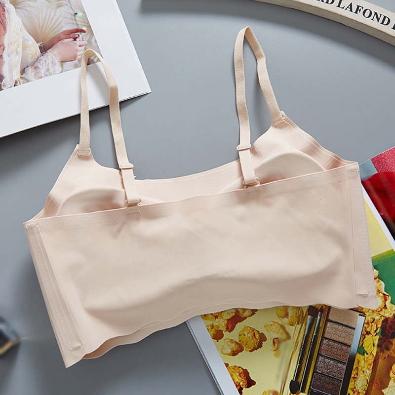 Áo Lót Thể Thao Một Mảnh Không Đường May Hở Lưng Phong Cách Nhật Bản