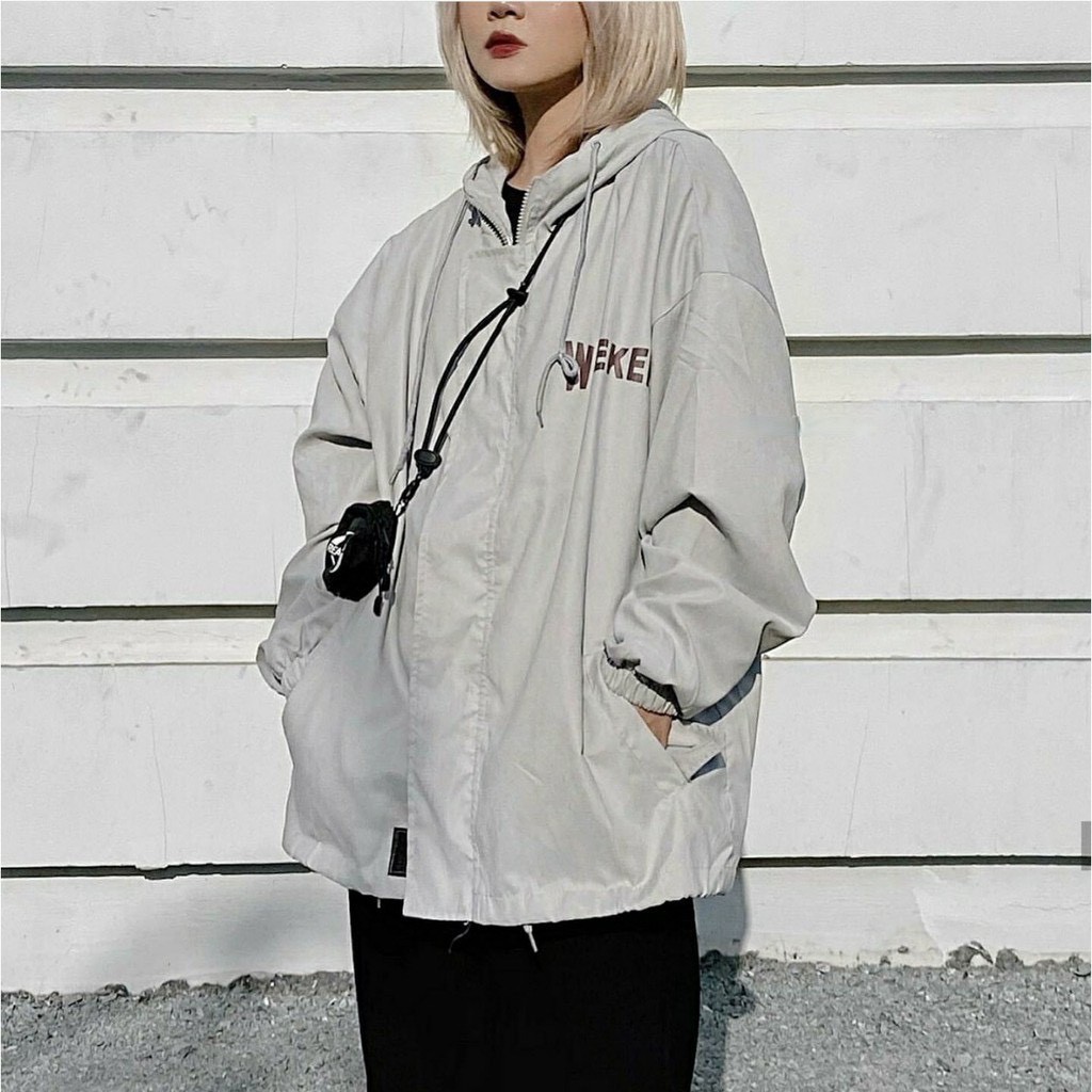 Áo khoác dù Weekend Life nam nữ form rộng Unisex 2 lớp Chống Nắng Siêu Hot ulzzang Jacket Bomber Guvia