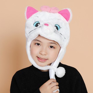 Mũ len lông dạ đầu thú cưng (Mèo, Heo, Cừu, Cá heo, Thỏ, Sư tử, Ếch) đáng yêu