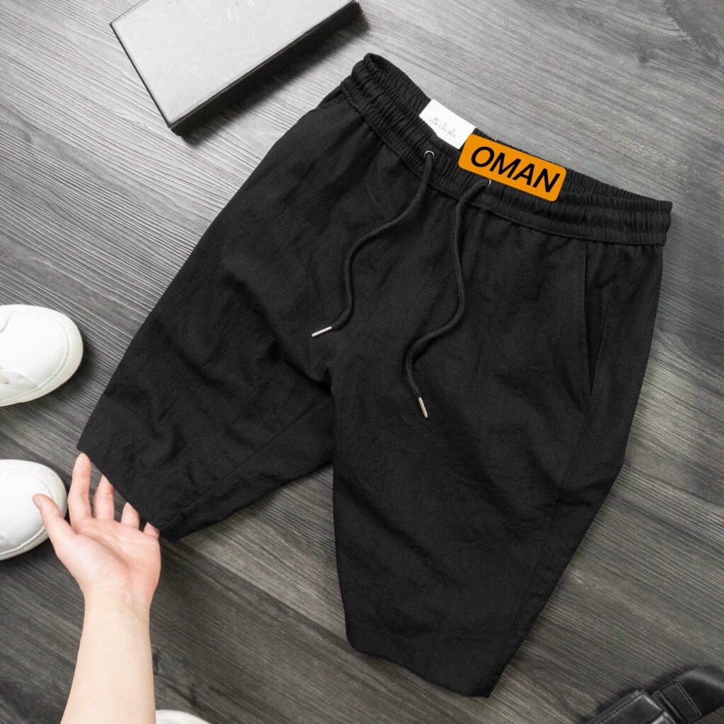 Quần Short nam vải đũi cao cấp, quần lửng mặc hè, thể thao thời trang - OMAN | BigBuy360 - bigbuy360.vn