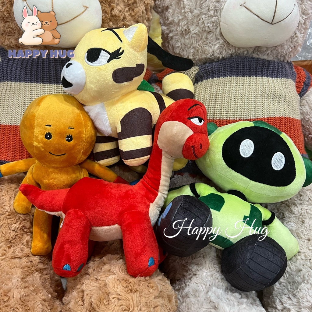 Gấu bông Poppy Playtime nhân vật game Player, Bron, Cat Bee, Boogie Bot, gấu Huggy Wuggy nhồi bông - Happy Hug