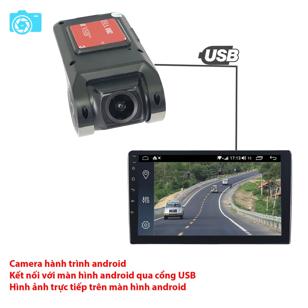 Máy quay hành trình android, camera hành trình x28 anytek full hd 1080