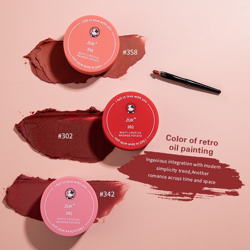 Son môi dạng mousse mềm mịn Pudaier chống thấm nước với 3 màu sắc 26g | BigBuy360 - bigbuy360.vn