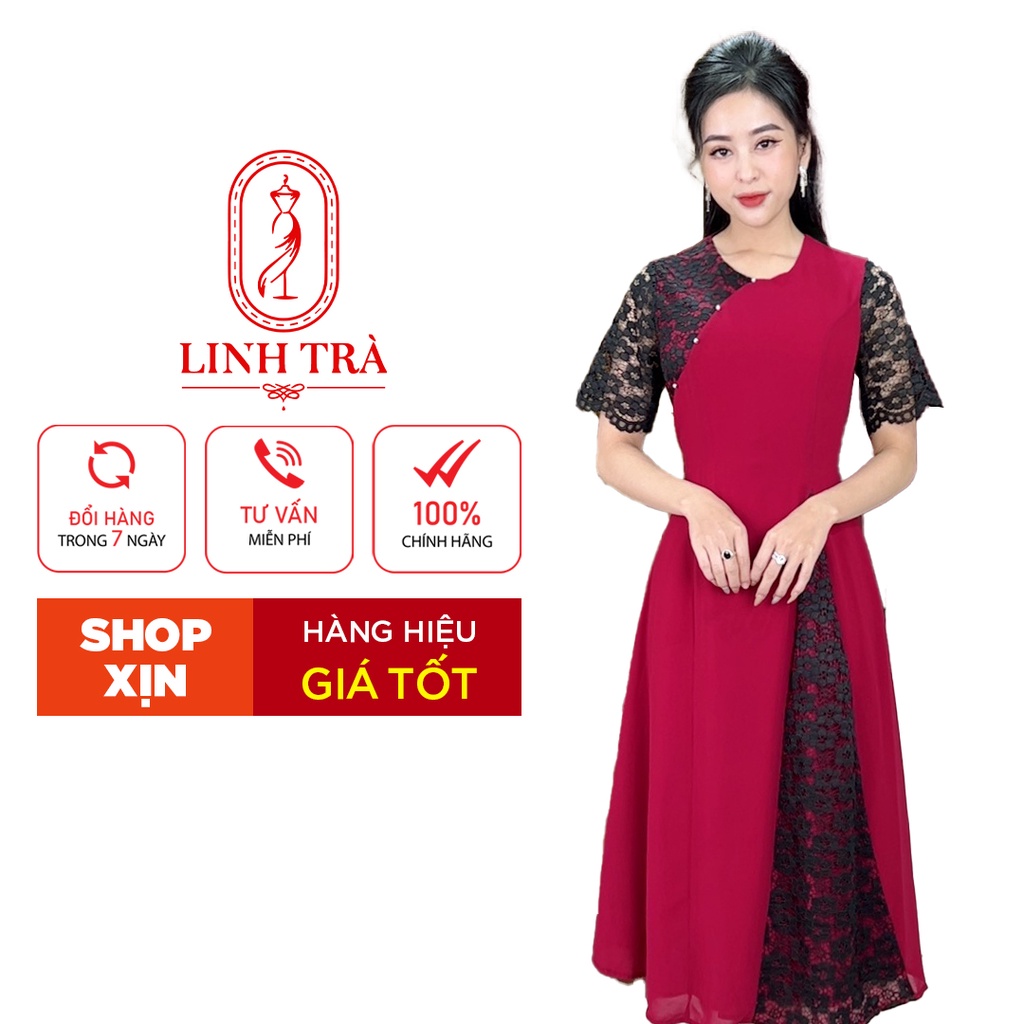 (TM 637) Vải Voan Chiffon Cao Cấp Cho Mẹ Đi Làm Đi Tiệc Đi Chơi Trang Nhã Bigsize