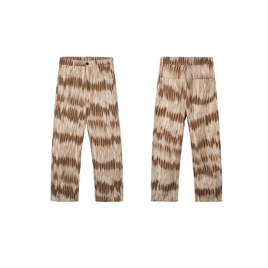 Quần Striped Vàng