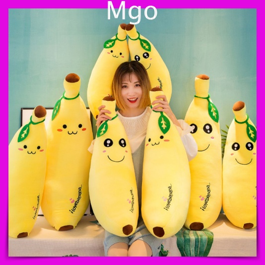[Siêu ưu đãi] Quả Chuối Nhồi Bông Mềm cao cấp - Gối Ôm Chuối Bông Gấu Bông Qùa Tặng