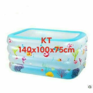 Bể bơi 4 tầng kt 140x100x75cm