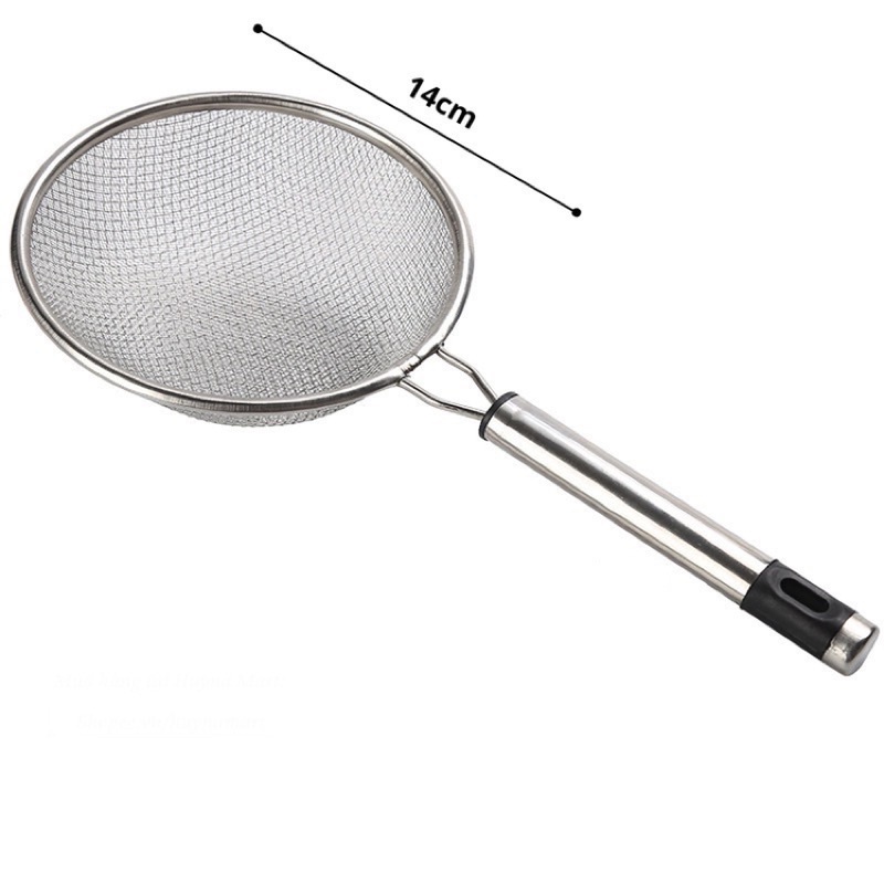 Rây lọc inox lọc cháo, bột, thức ăn các loại.