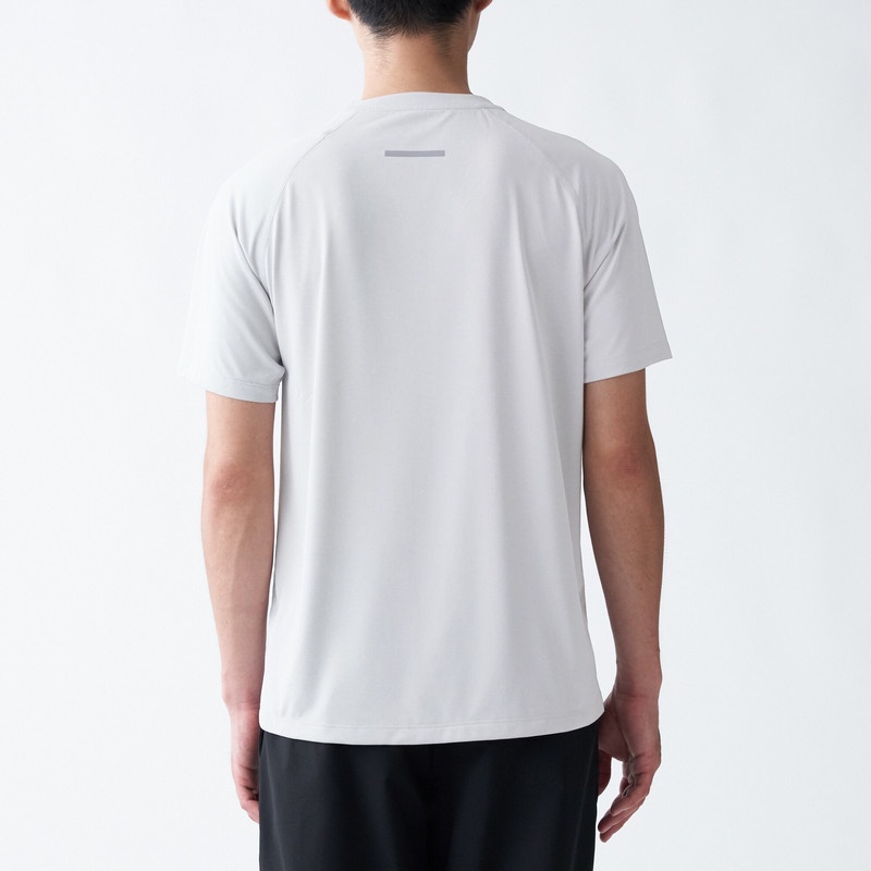 Muji Áo Thun Khô Nhanh Chống Uv Ngắn Tay