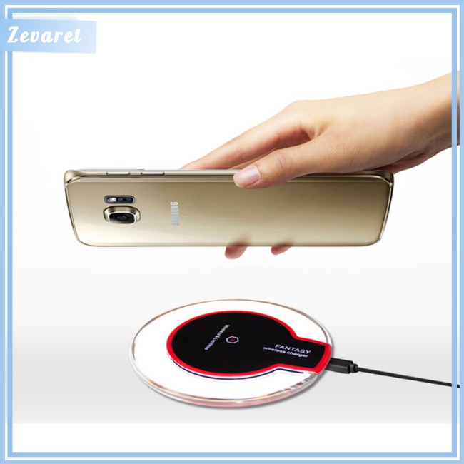 Đế Sạc Nhanh Không Dây QI Thiết Kế Pha Lê Thời Trang Cho Apple Android HTC