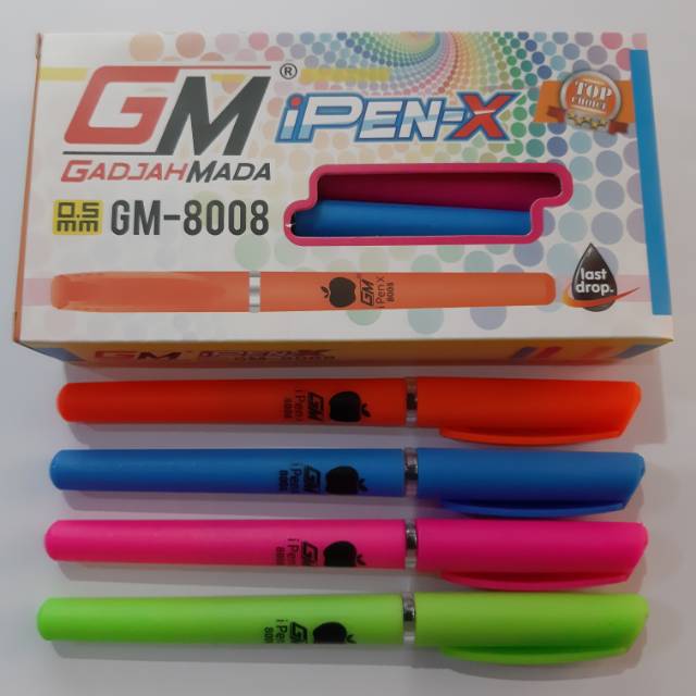 Set 12 Bút Ipen-x 0.5mm Gm-8008
