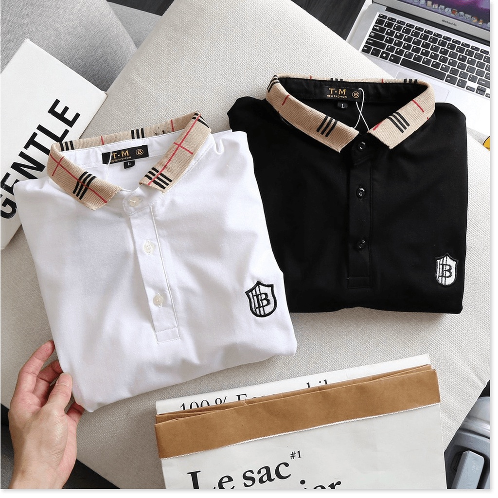 ÁO THUN NAM CỔ TRỤ PHỐI CỰC ĐẸP , SANG CHẢNH ,THỜI TRANG CHO AE KOKO MI