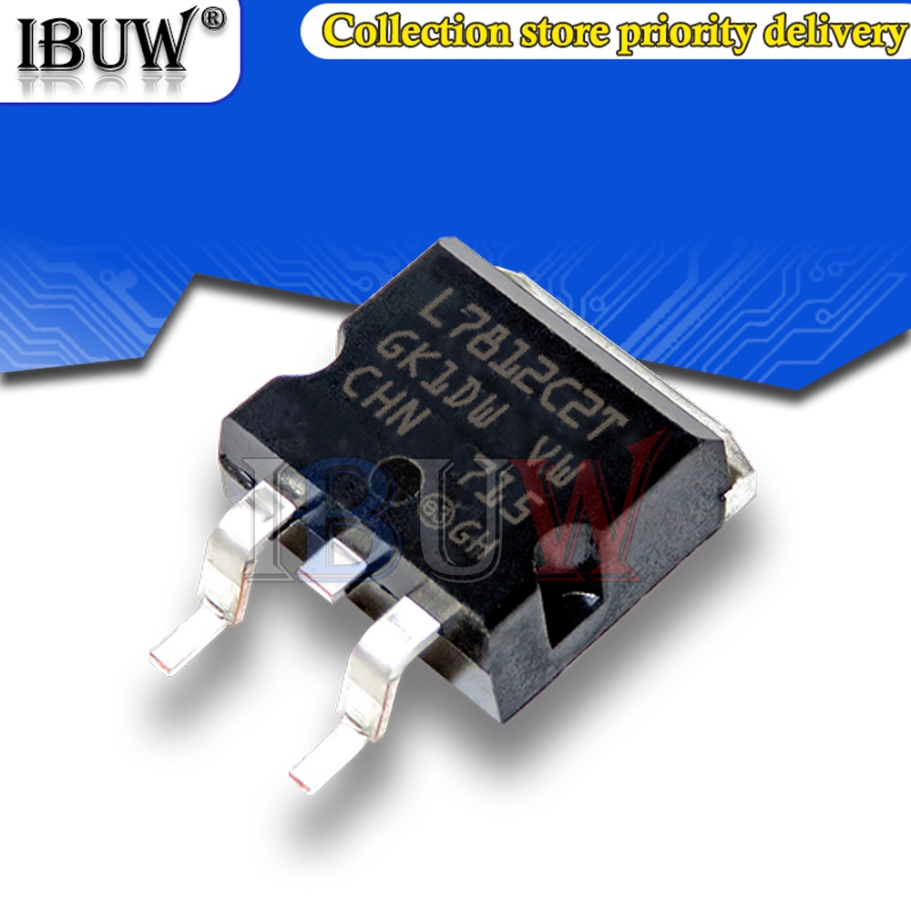 5 CÁI L7805CD2T L7812CD2T l7805C L7812C L7805 L7812 TO-263 TO263 Mạch Tích Hợp