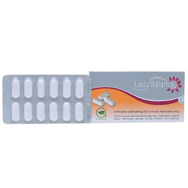 LADYBALANCE - Men vi sinh, viên lợi khuẩn cho phụ nữ, bà bầu Ladybalance lady_balance (12 viên/hộp)