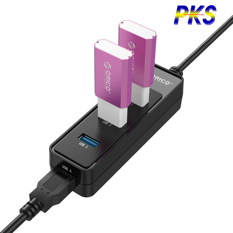 Bộ chia 4 cổng USB 3.0 HUB Orico W5PH4-U3