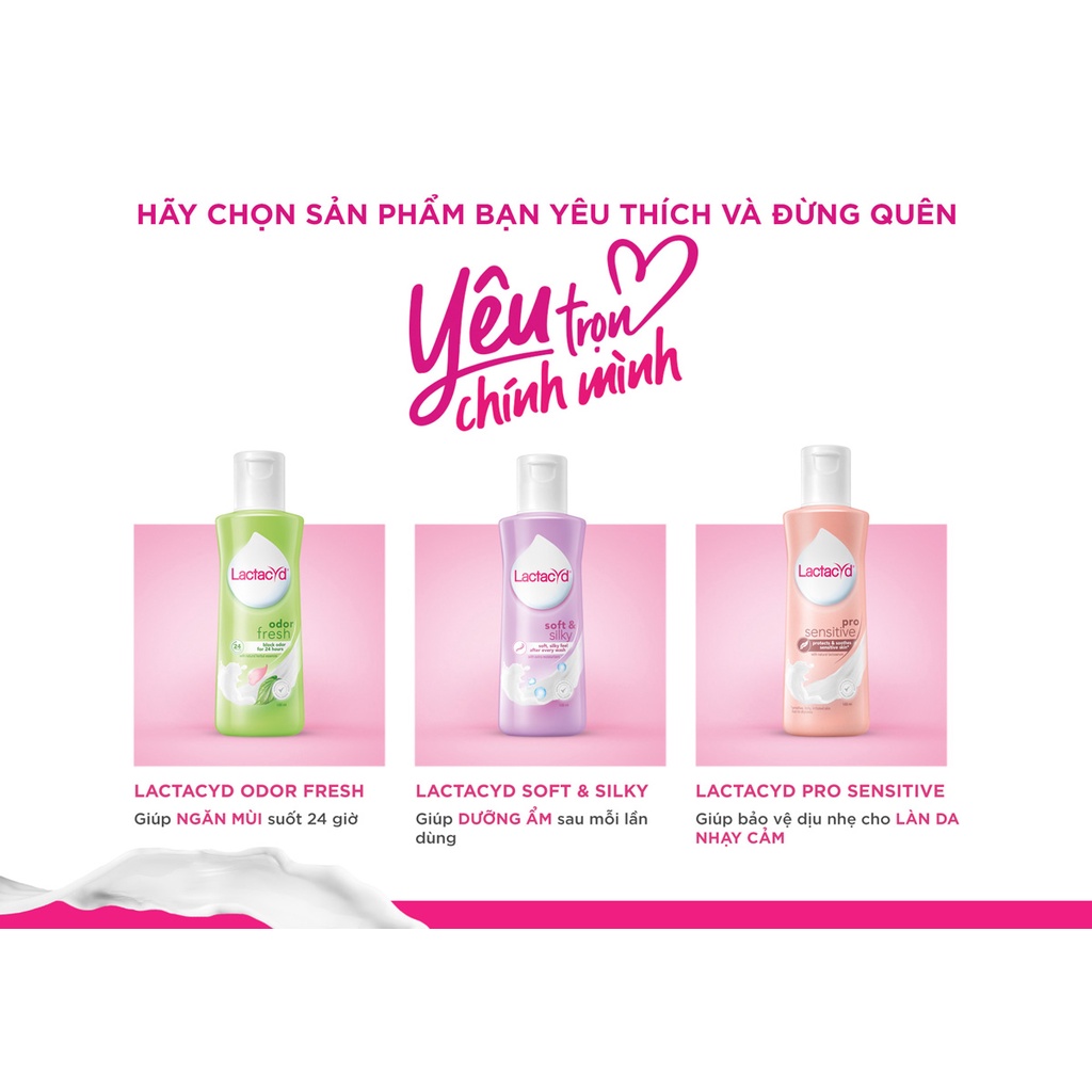 DDVS Phụ nữ Lactacyd Odor Fresh 250ml