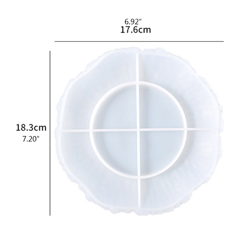 Khuôn Silicone Làm Bánh Hình Đá Mã Não