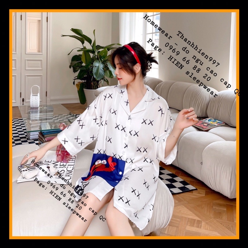 Váy ngủ công chúa 1 lụa satin cao cấp quảng châu