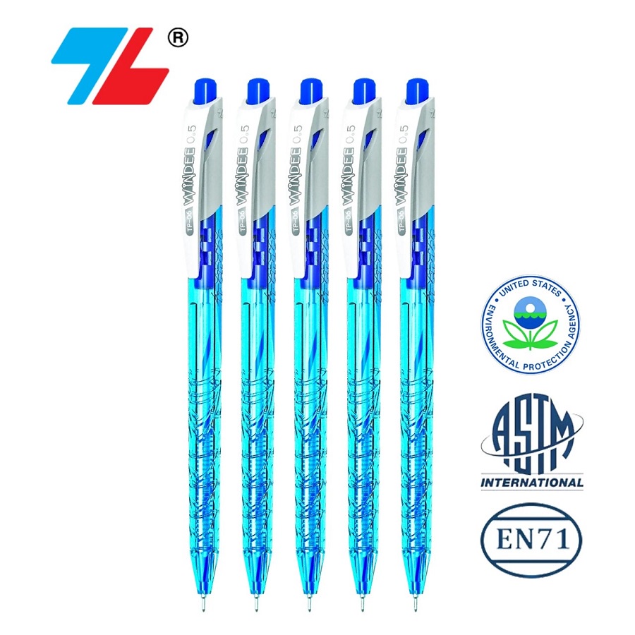[Hàng chính hãng] Bút bi Điểm 10 TP-06 ngòi 0.5mm / Bút bi Thiên Long nét nhỏ TP06