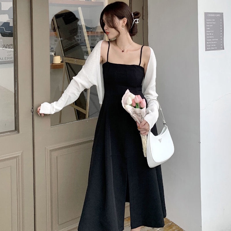 Đầm Hai Dây Dáng Ôm Thời Trang Mùa Hè Hàn Quốc Ngọt Ngào