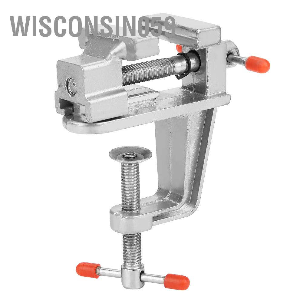 [Hàng Sẵn] Kìm phẳng mini Vise Kẹp Bảng Hợp kim nhôm Dụng cụ Phó 【Wisconsin059】