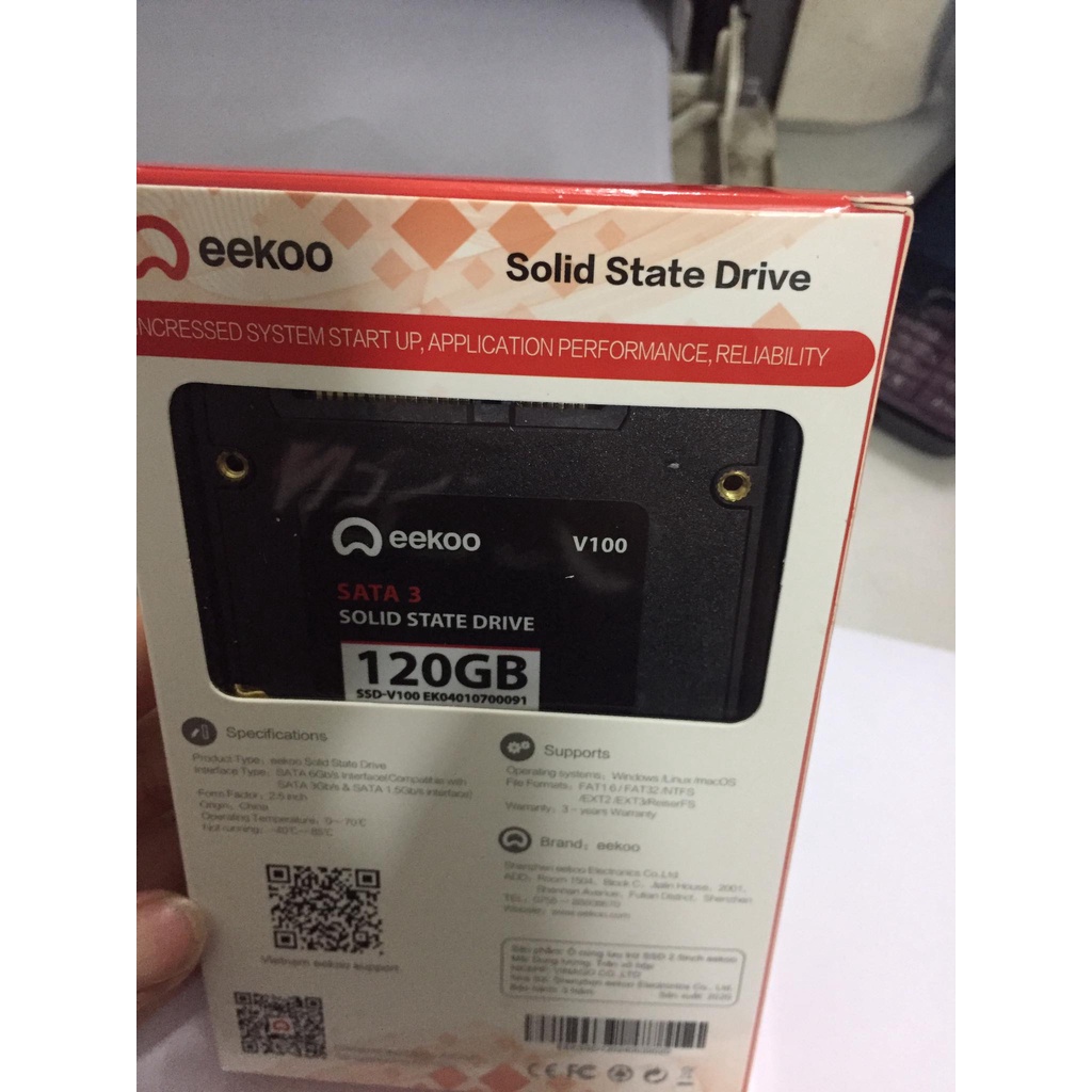 SSD 120G EEKOO V100 Sata 3 Chính Hãng | BigBuy360 - bigbuy360.vn