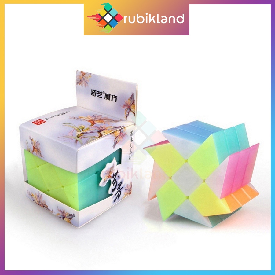 Rubik Jelly QiYi 2x2 3x3 4x4 Pyraminx Skewb Square-1 SQ1 Axis Windmill Fisher Rubic Biến Thể Đồ Chơi Trí Tuệ