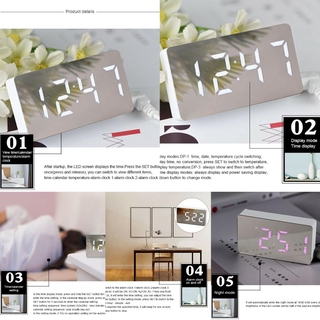 Đồng Hồ Điện Tử Đèn Led Để Bàn