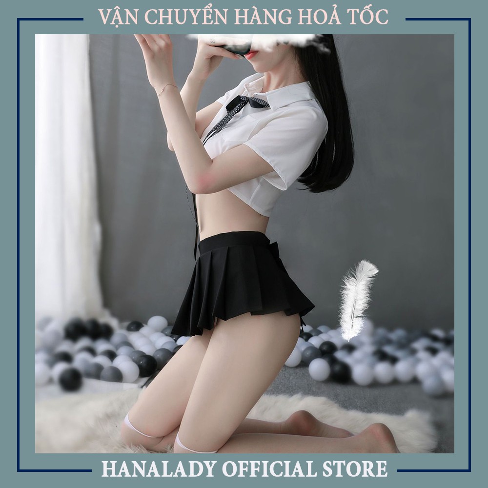 Đồ ngủ nữ -Cosplay nữ sinh sexy siêu gợi cảm quyến rũ chất liệu vải mềm mịn C181 | BigBuy360 - bigbuy360.vn