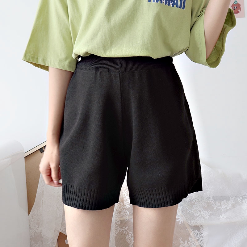 Quần đùi lưng cao phong cách Harajuku cá tính dành cho nữ