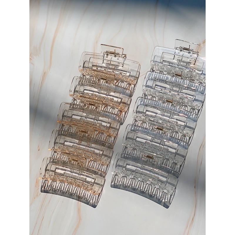 Kẹp tóc hàn quốc vân đá