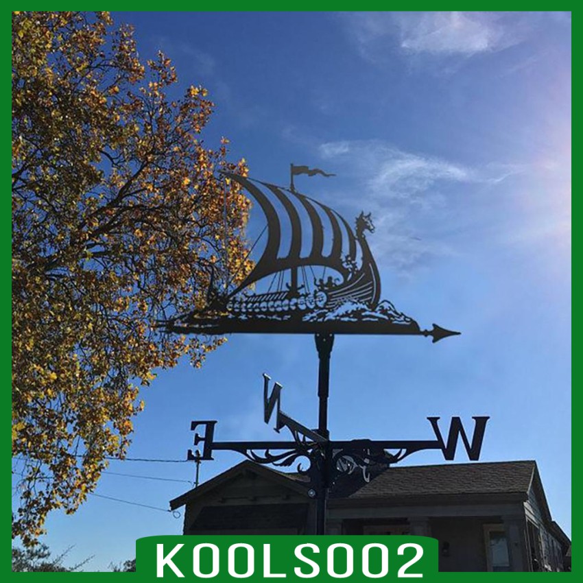 [Koolsoo2] Vane Thời Tiết Bằng Kim Loại Trang Trí Mái Nhà Xe Hơi