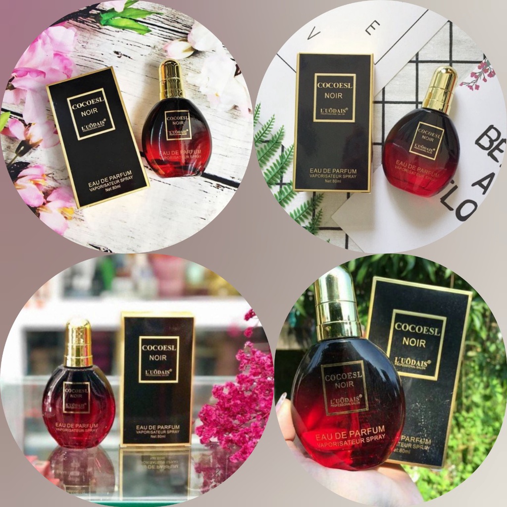 Tinh dầu dưỡng Tinh Dầu Dưỡng tóc COCOESL NOIR đỏ Hương Nước Hoa Cao Cấp 80ml