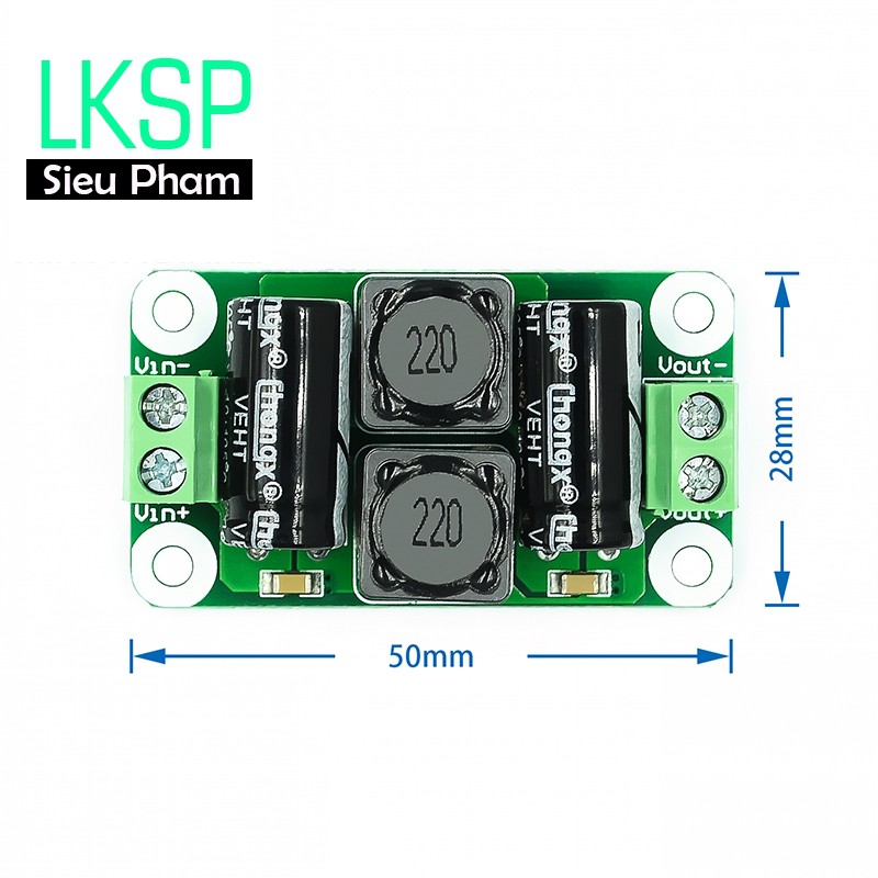 Mạch Lọc Nhiễu LC EMI Cho Mạch Khuếch Đại Class D