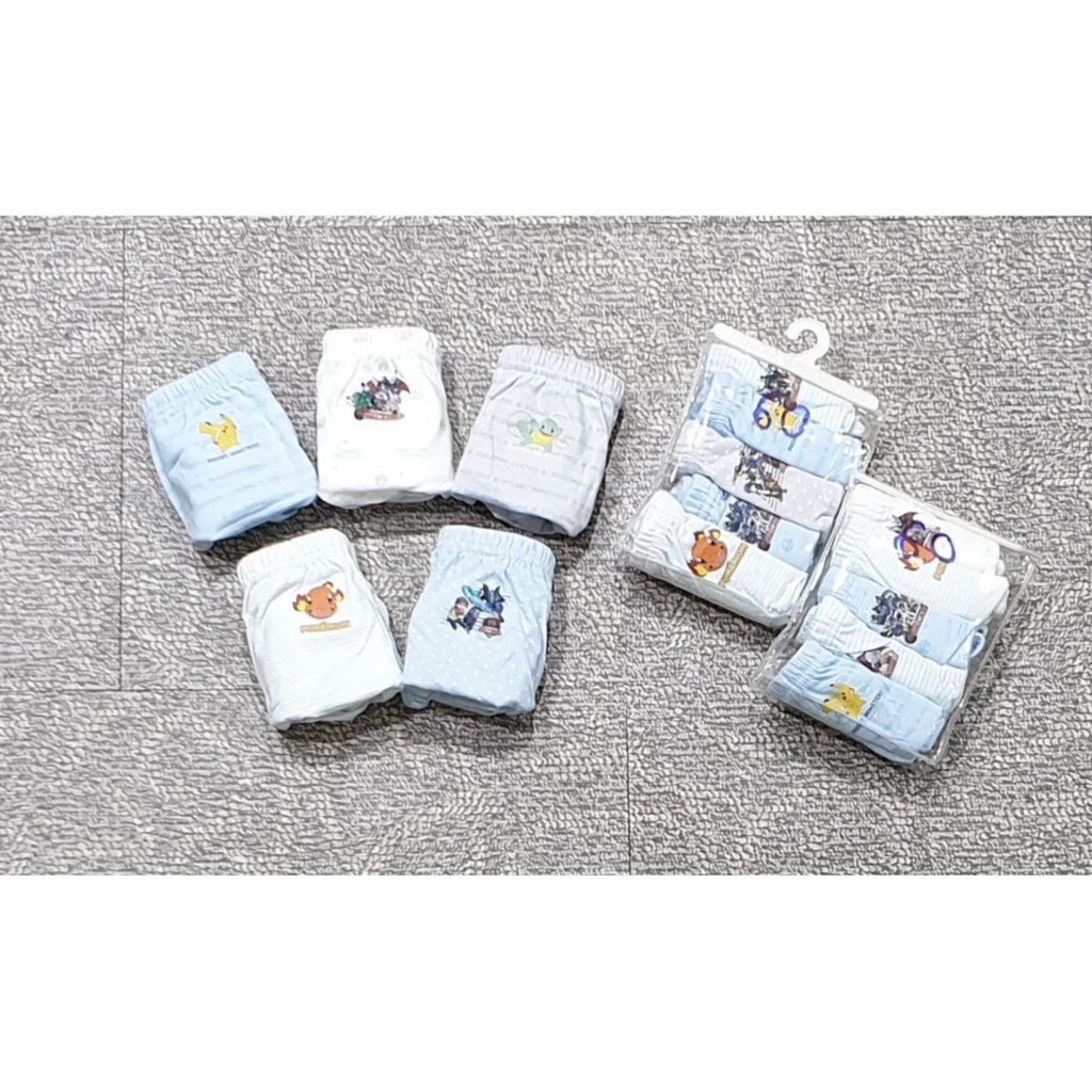 QUẦN LÓT CHO BÉ TRAI CAYABE (QUẦN LÓT TAM GIÁC) - SET 5 CÁI PHỒNG NHIỀU MÀU  (QUẦN ÁO TRẺ EM)
