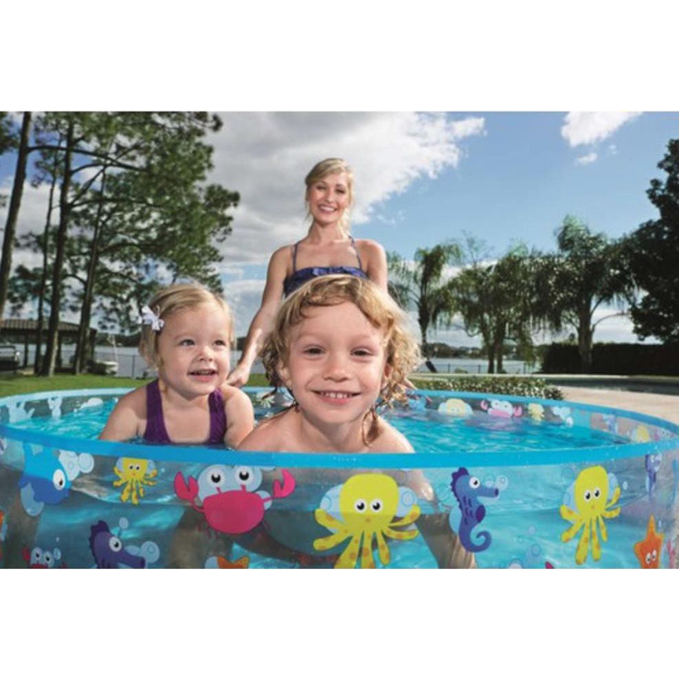 Bơm hồ bơi không cần bơm kích thước 122x25 Cm 55028 dành cho trẻ em