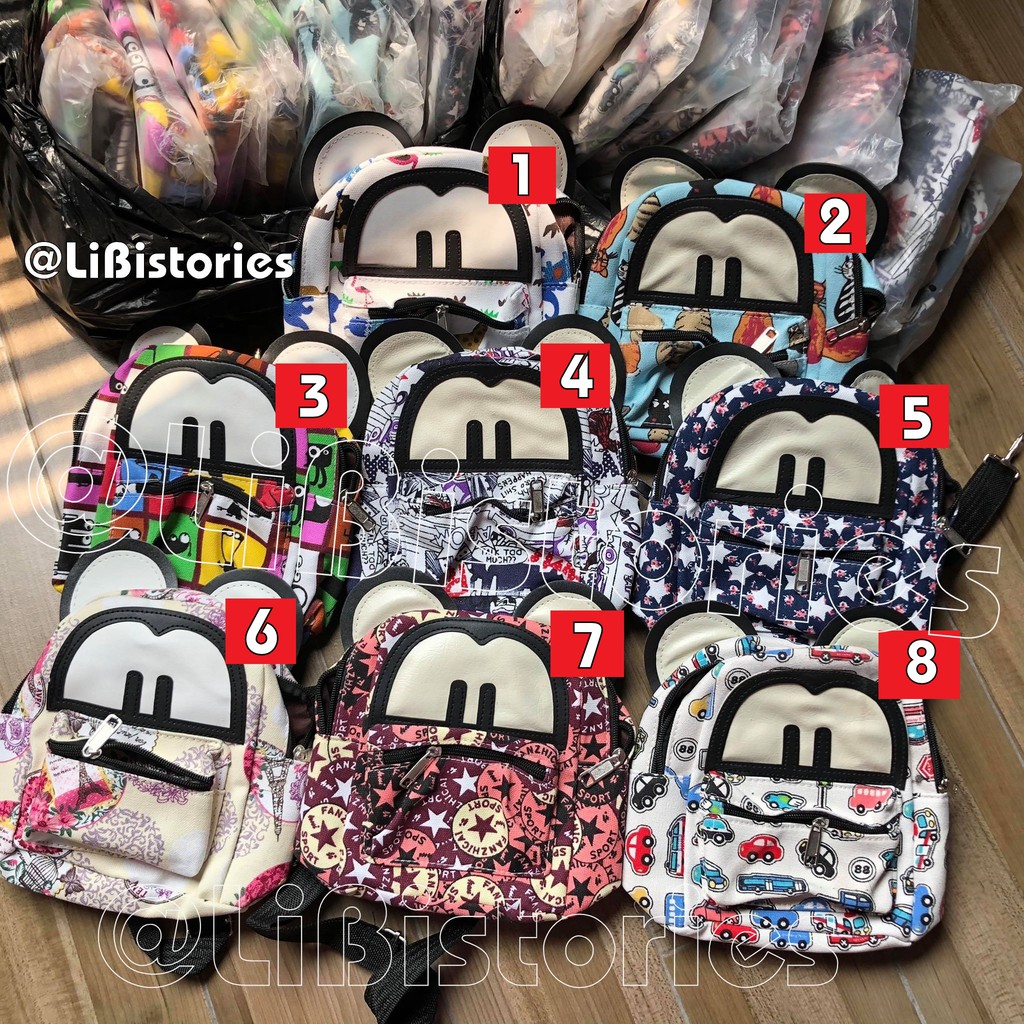 Balo mickey mini họa tiết cực yêu phong cách cá tính chuẩn Trend