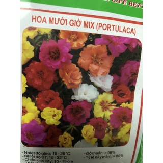 Hạt giống Hoa mười giờ Mix (Portulaca) 💐