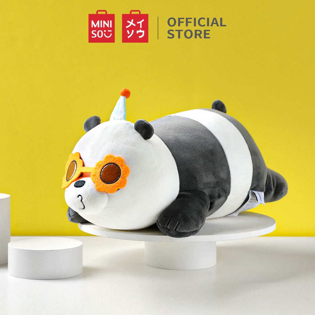 Đồ chơi gấu bông We Bare Bears x Miniso Búp bê tư thế nằm sấp-1