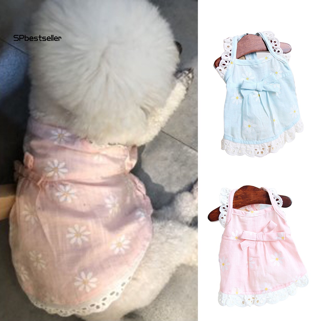 Đầm Xòe Đính Nơ Đáng Yêu Dành Cho Cún Cưng