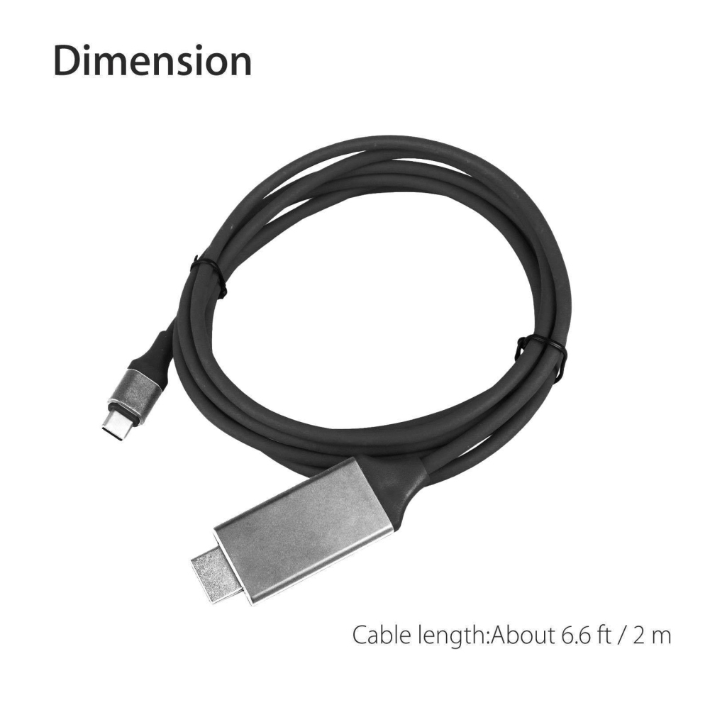 【vl】 USB-C 3.1 Type C to 4K HDMI HDTV Adapter Cable For Samsung Galaxy S8 S9 Macbook Computer/Phone