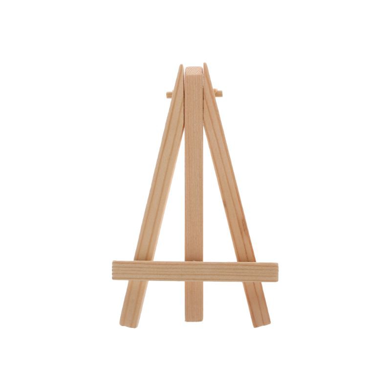 Giá đỡ 3 chân trưng bày tranh ảnh/đánh dấu bàn tiệc cưới/cuộc họp bằng gỗ độc đáo tiện dụng