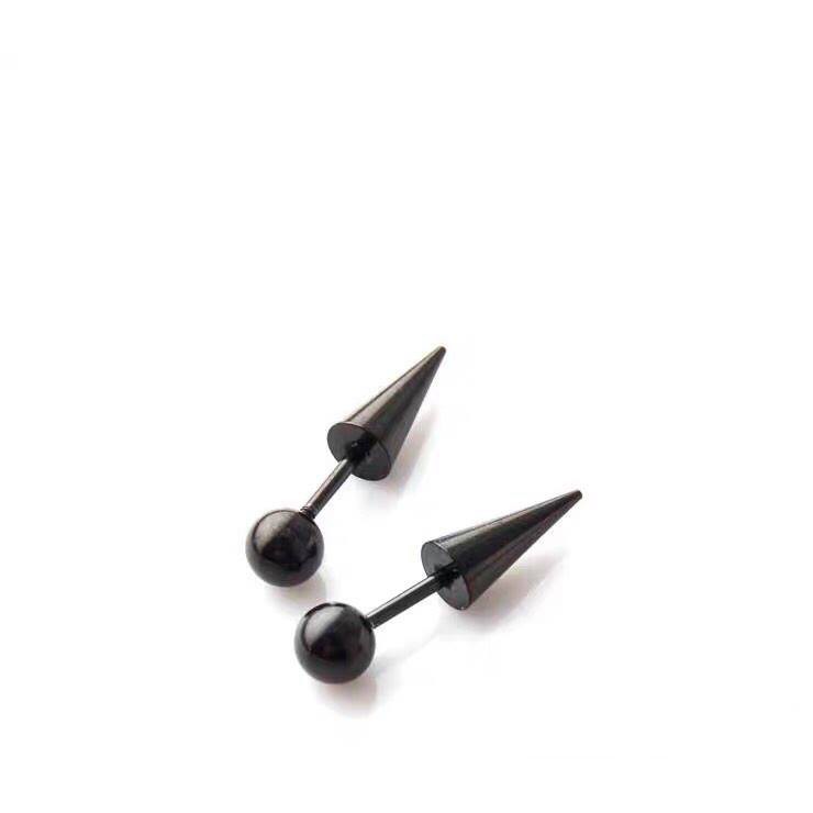 Sharp Point Earring khuyên tai titan mũi nhọn không gỉ không đen không dị ứng nam nữ Uniex