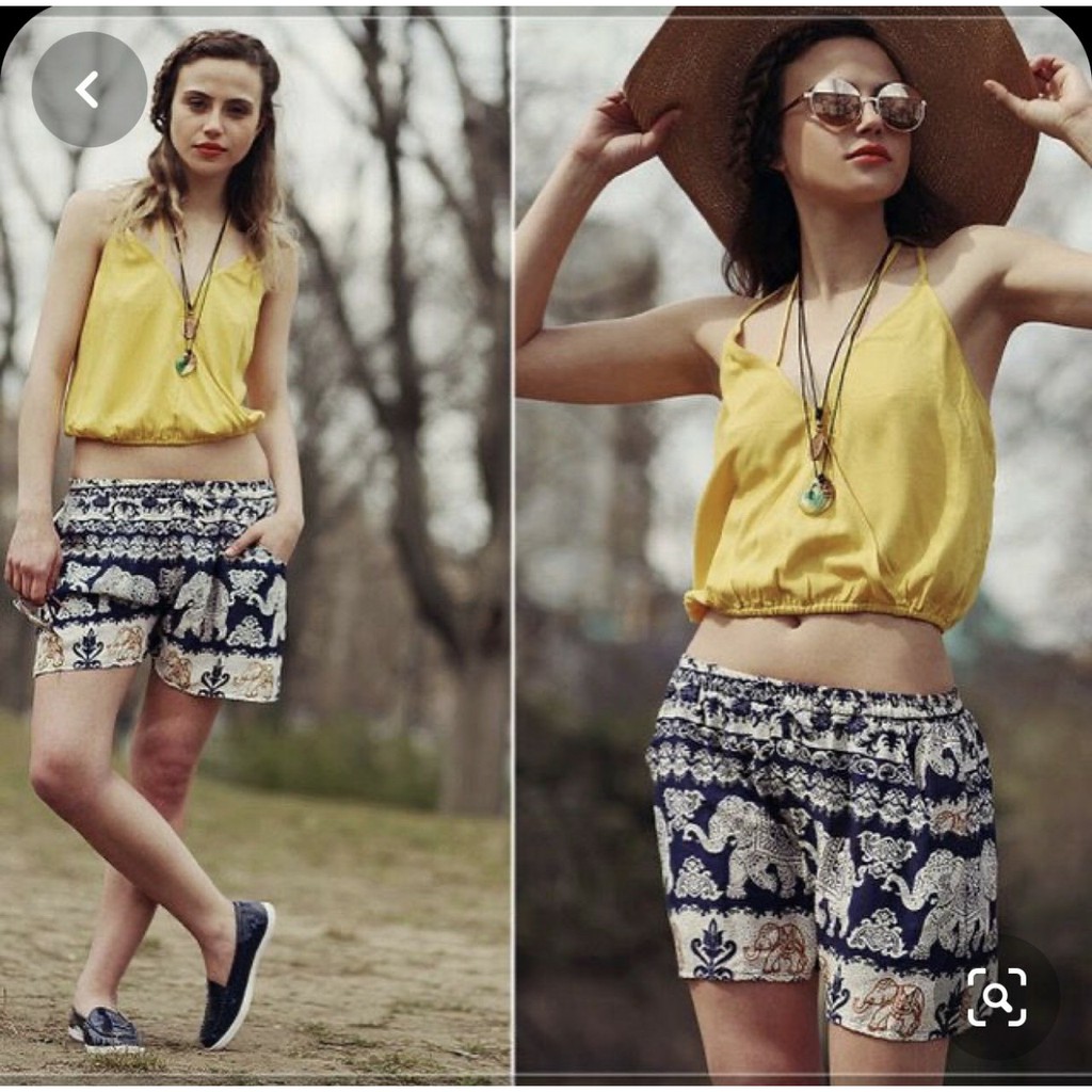 Quần đùi 35-50kg, quần vải lanh mát