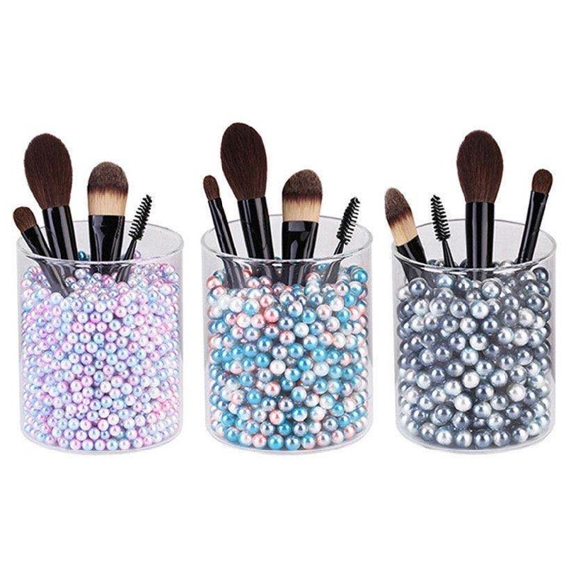 Set 250 Hạt Ngọc Trai Giả Nhiều Màu Sắc Làm Trang Sức Thủ Công 4-10mm