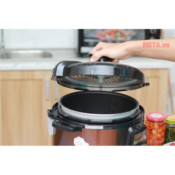 Nồi áp suất điện đa năng Sunhouse SHD1552 -nồi hầm,xương,ninh cháo,tốt,bền,đẹp-giá rẻ-bảo hành 12 tháng